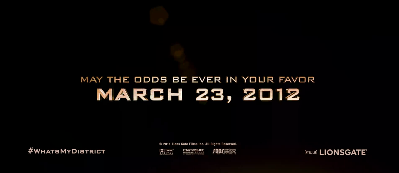 The Hunger Games Teaser Trailer #WHATSMYDISTRICT